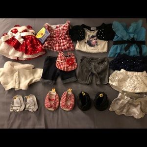 build a bear girls clothing lot / bundle!